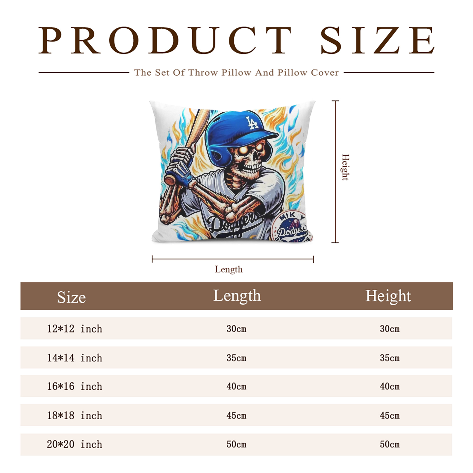  Soft Polyester Pillow Cover With Insert – Double-Sided Design, Invisible Zipper, Durable & Breathable – Easy Care Cushion Set