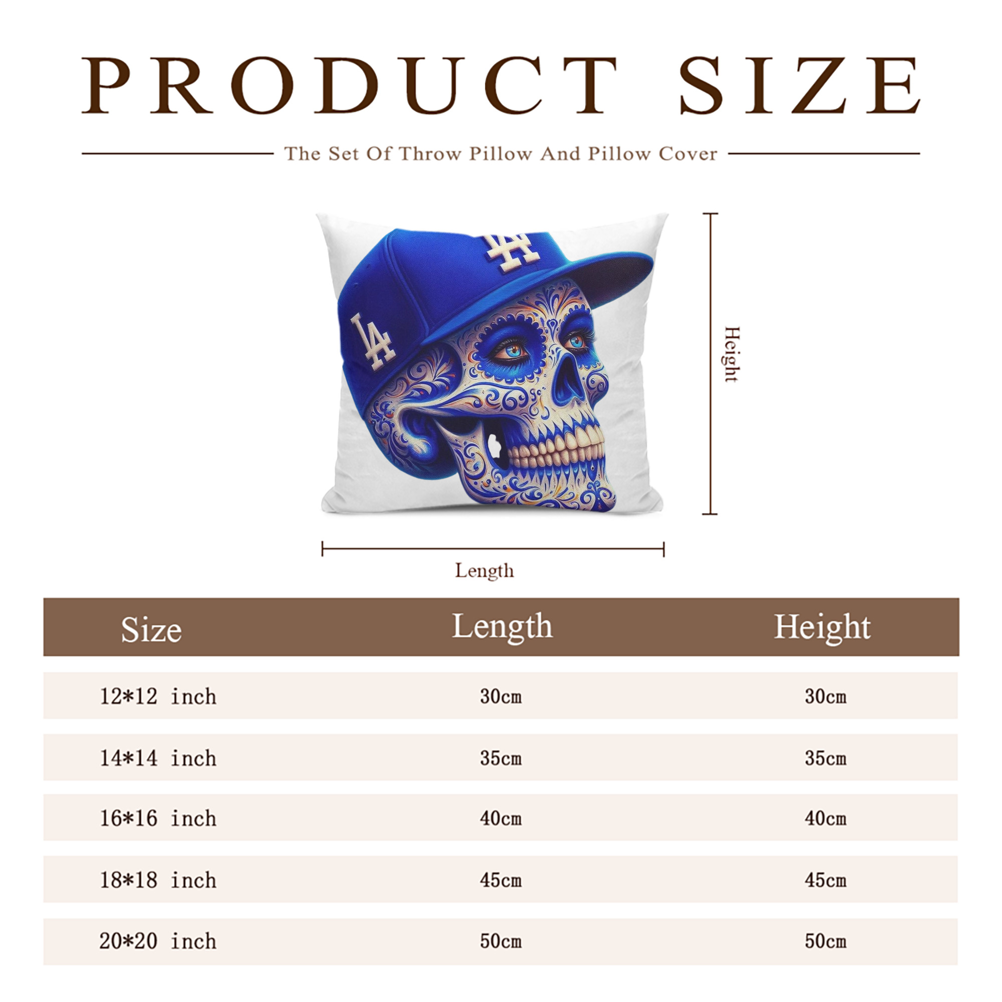  Soft Polyester Pillow Cover With Insert – Double-Sided Design, Invisible Zipper, Durable & Breathable – Easy Care Cushion Set