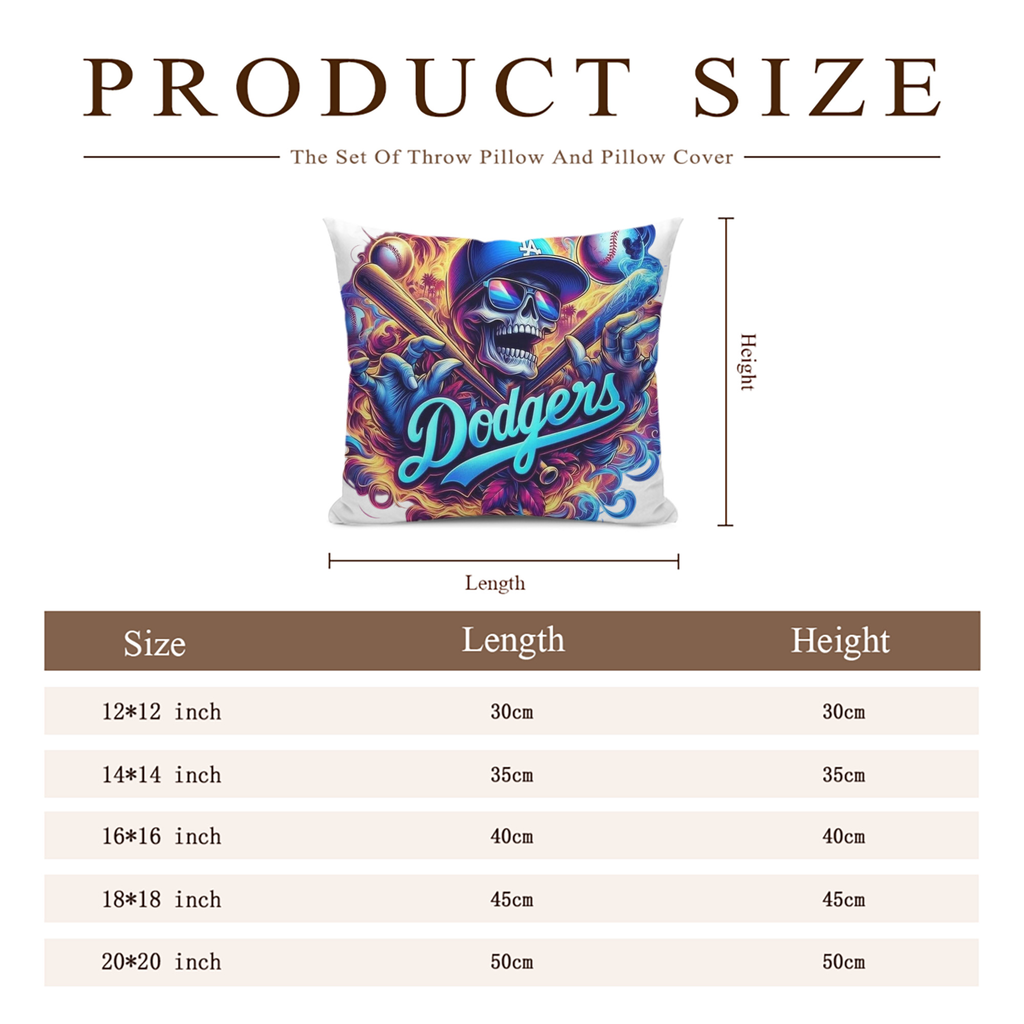  Soft Polyester Pillow Cover With Insert – Double-Sided Design, Invisible Zipper, Durable & Breathable – Easy Care Cushion Set