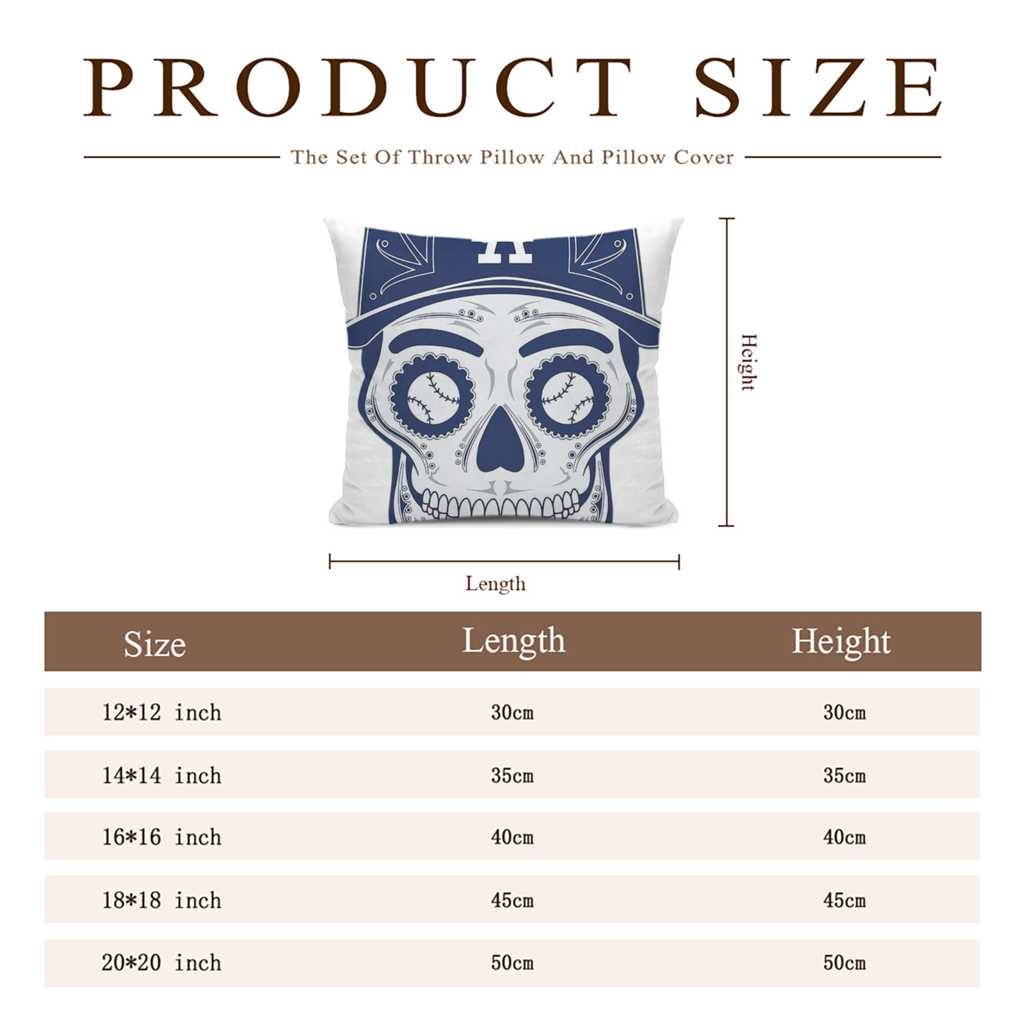  Soft Polyester Pillow Cover With Insert – Double-Sided Design, Invisible Zipper, Durable & Breathable – Easy Care Cushion Set