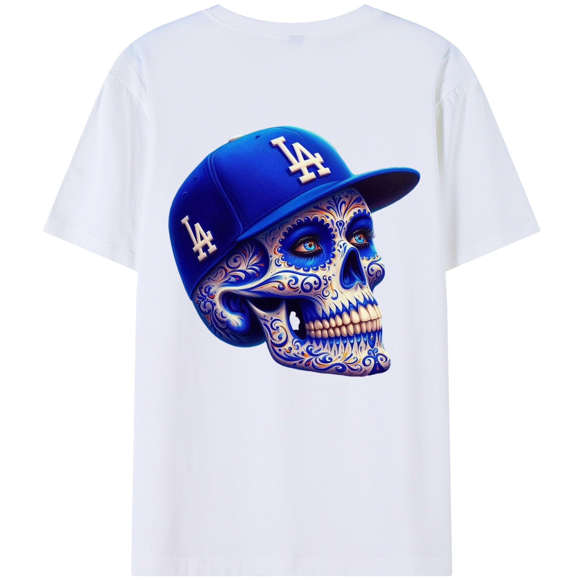  180g Combed Cotton T-Shirt With Back Heat Transfer Print – Soft, Lightweight, Fitted Design – Stylish Casual Wear For Sports & Everyday Use