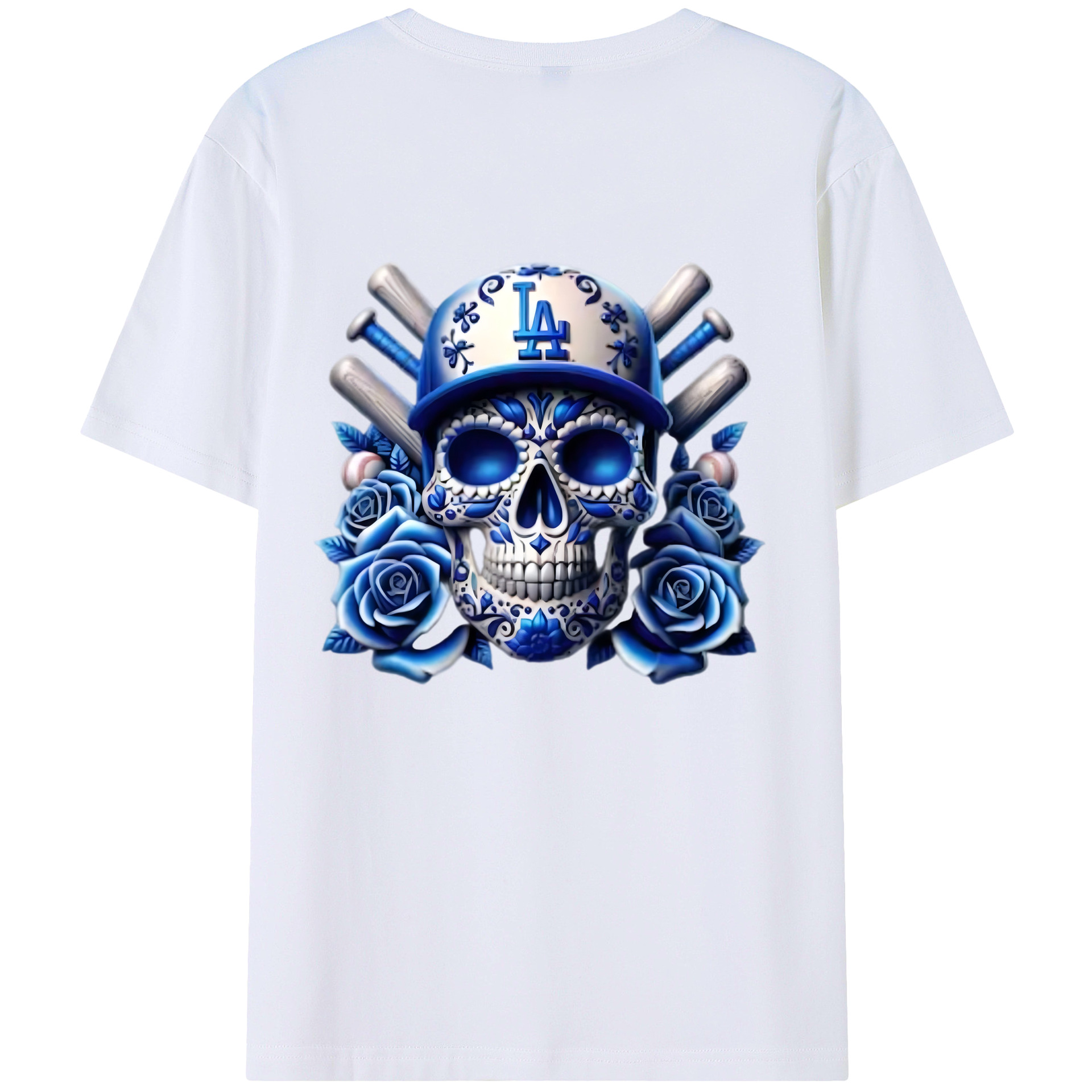  180g Combed Cotton T-Shirt With Back Heat Transfer Print – Soft, Lightweight, Fitted Design – Stylish Casual Wear For Sports & Everyday Use