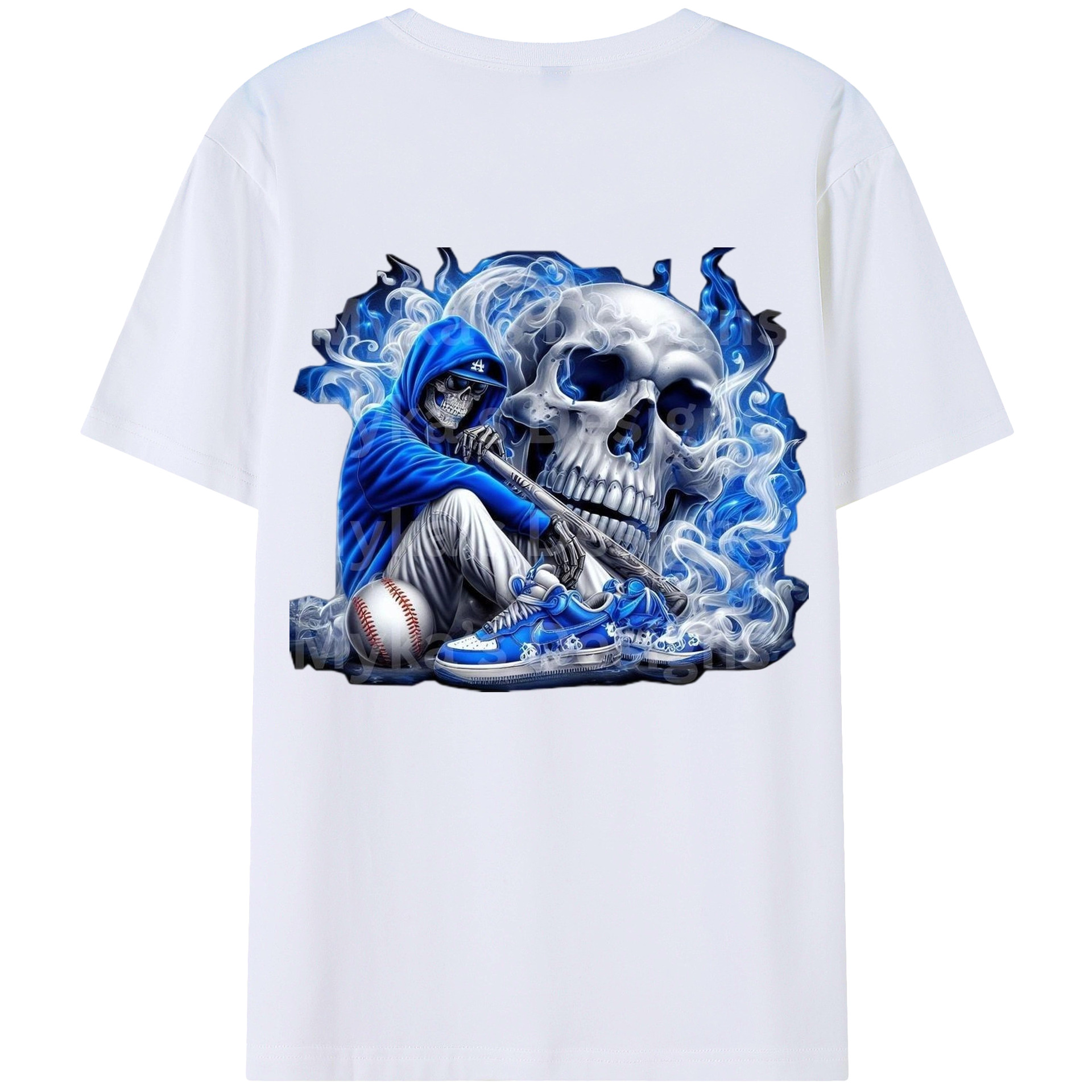  180g Combed Cotton T-Shirt With Back Heat Transfer Print – Soft, Lightweight, Fitted Design – Stylish Casual Wear For Sports & Everyday Use