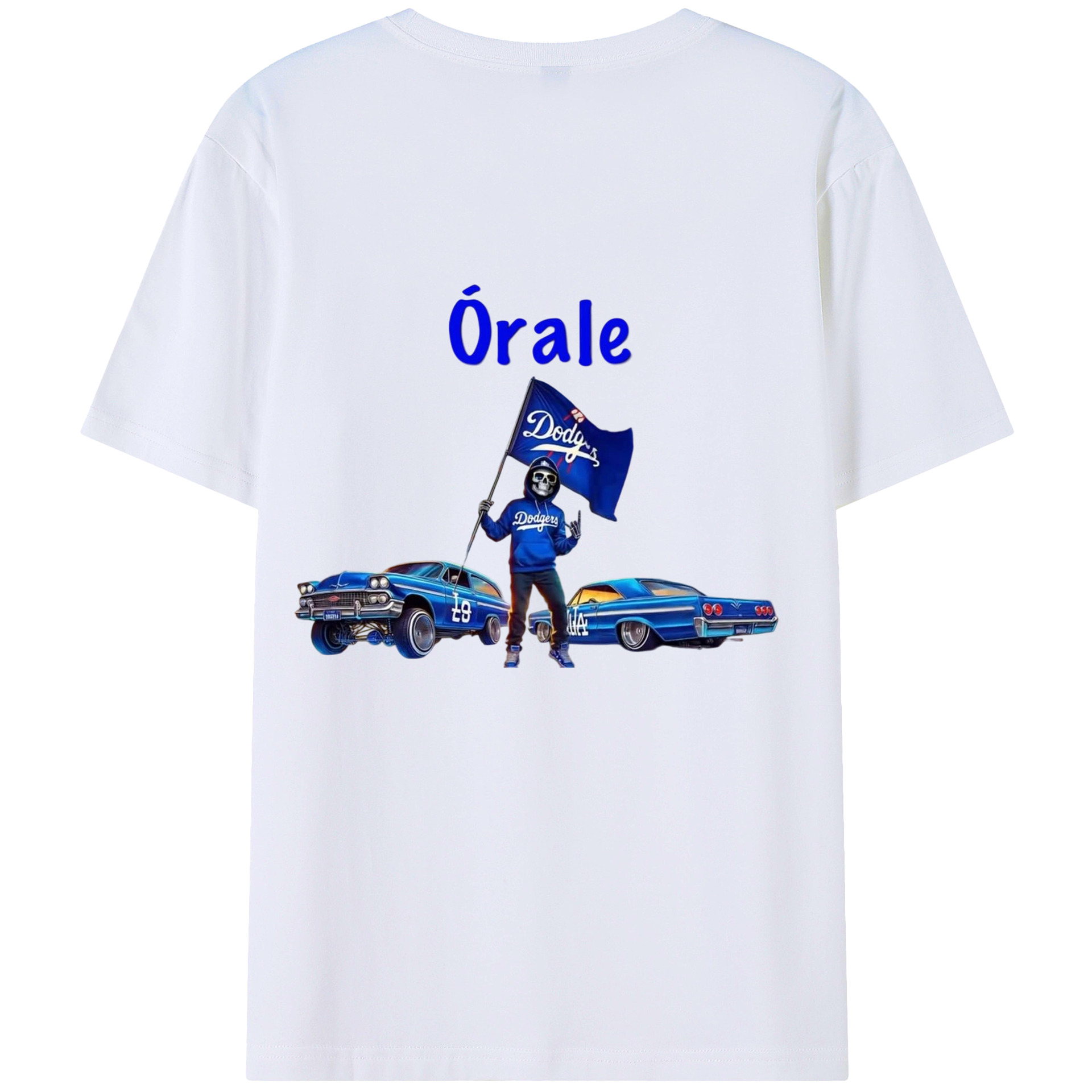  180g Combed Cotton T-Shirt With Back Heat Transfer Print – Soft, Lightweight, Fitted Design – Stylish Casual Wear For Sports & Everyday Use