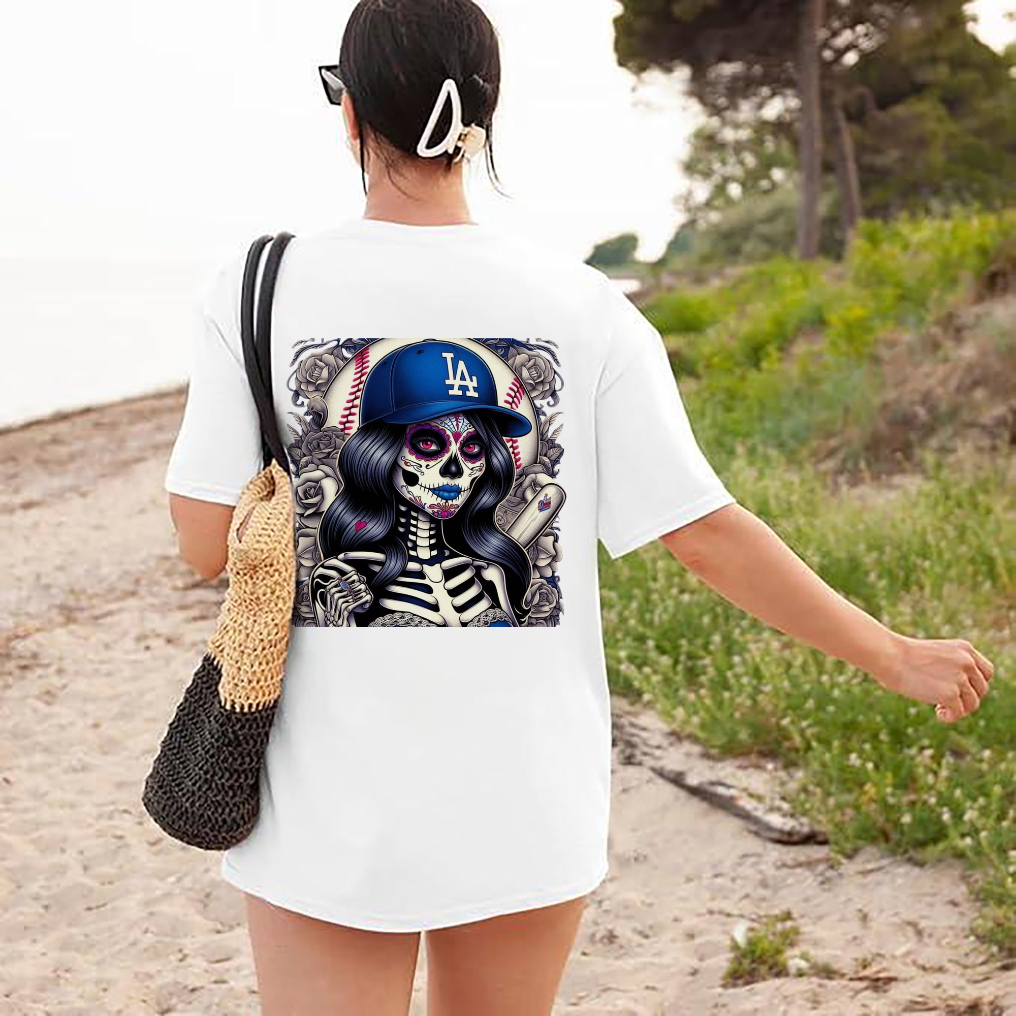  180g Combed Cotton T-Shirt With Back Heat Transfer Print – Soft, Lightweight, Fitted Design – Stylish Casual Wear For Sports & Everyday Use