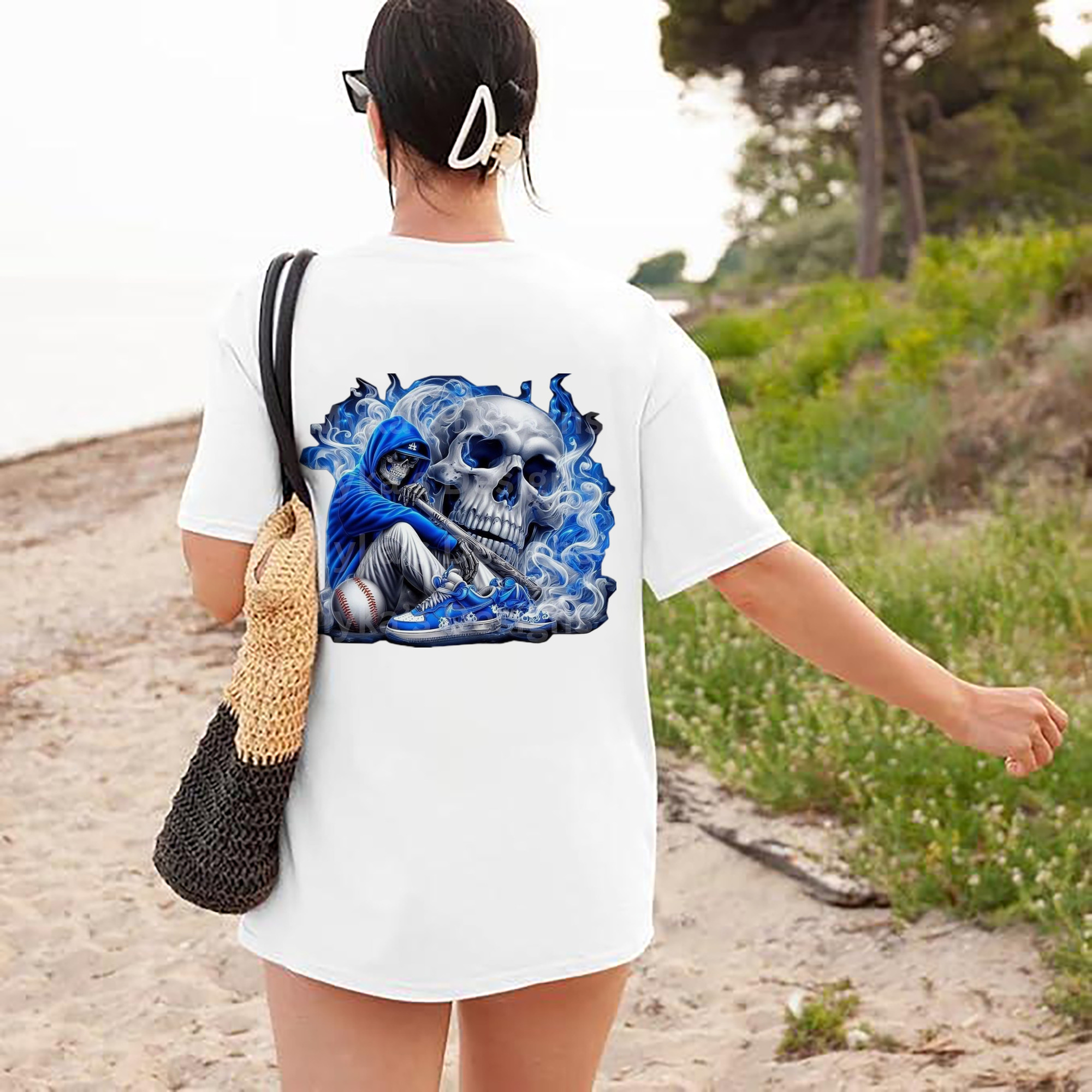  180g Combed Cotton T-Shirt With Back Heat Transfer Print – Soft, Lightweight, Fitted Design – Stylish Casual Wear For Sports & Everyday Use