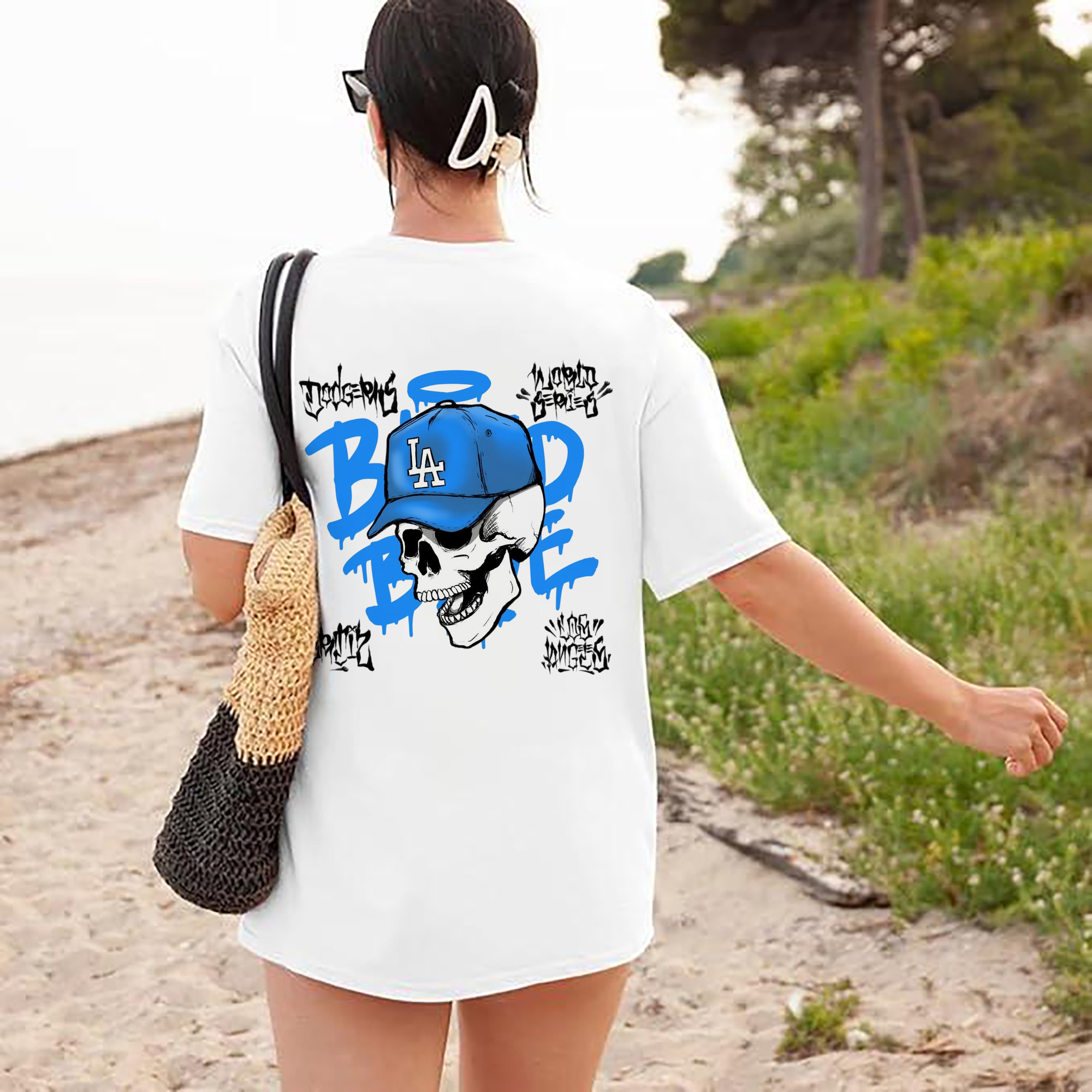  180g Combed Cotton T-Shirt With Back Heat Transfer Print – Soft, Lightweight, Fitted Design – Stylish Casual Wear For Sports & Everyday Use