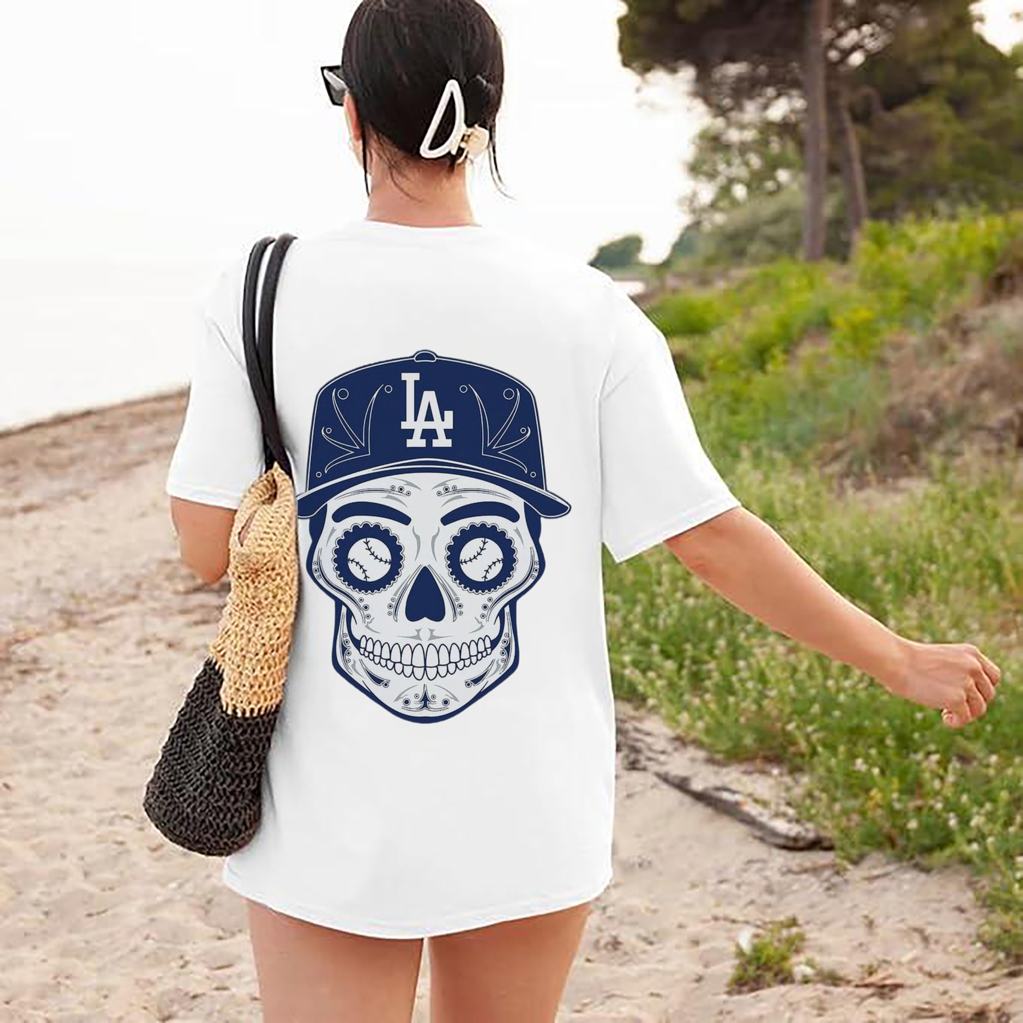  180g Combed Cotton T-Shirt With Back Heat Transfer Print – Soft, Lightweight, Fitted Design – Stylish Casual Wear For Sports & Everyday Use