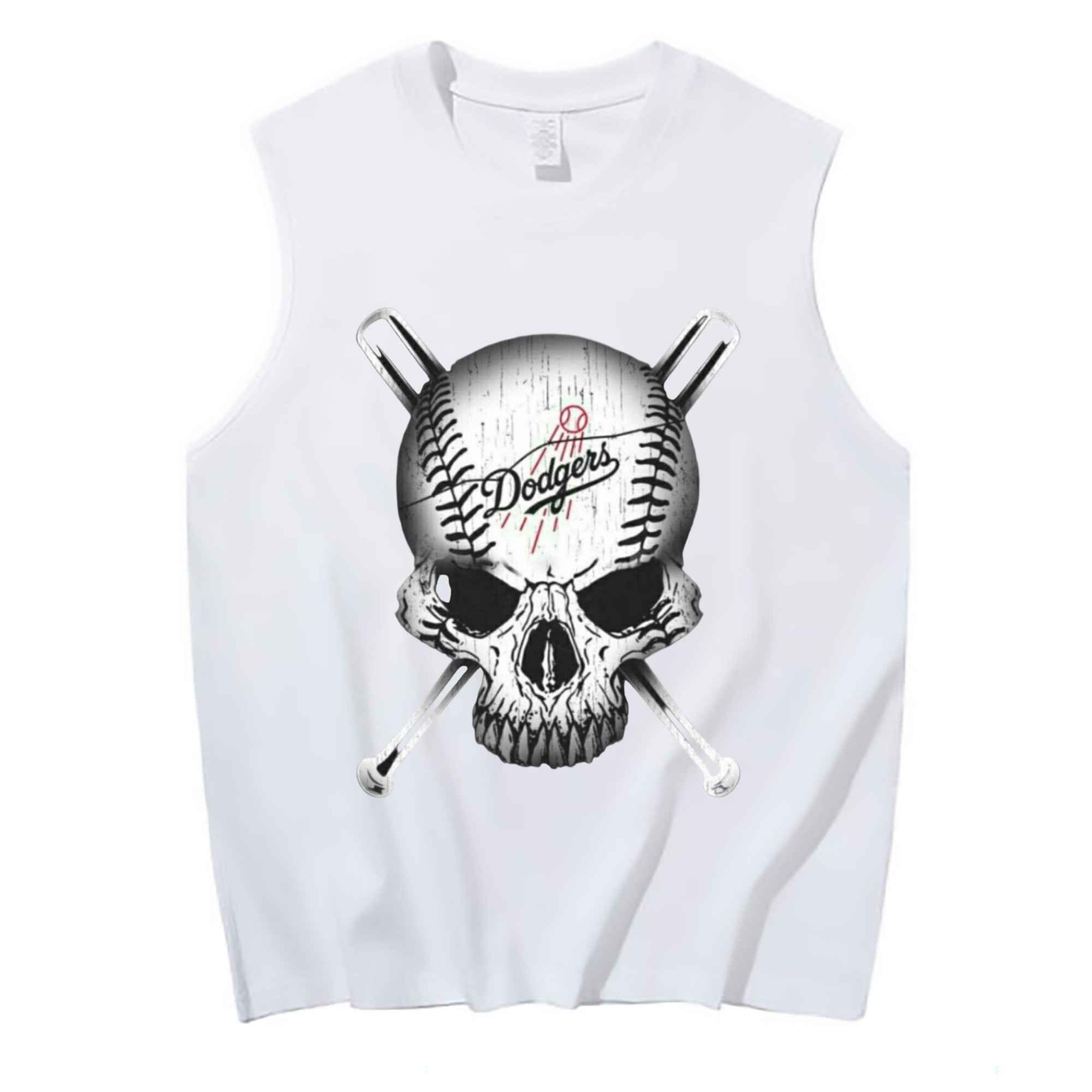  210g Combed Cotton Tank Top With Front Heat Transfer Print – Soft, Lightweight, Fitted Design – Stylish & Comfortable Casual Wear For Sports & Everyday Use