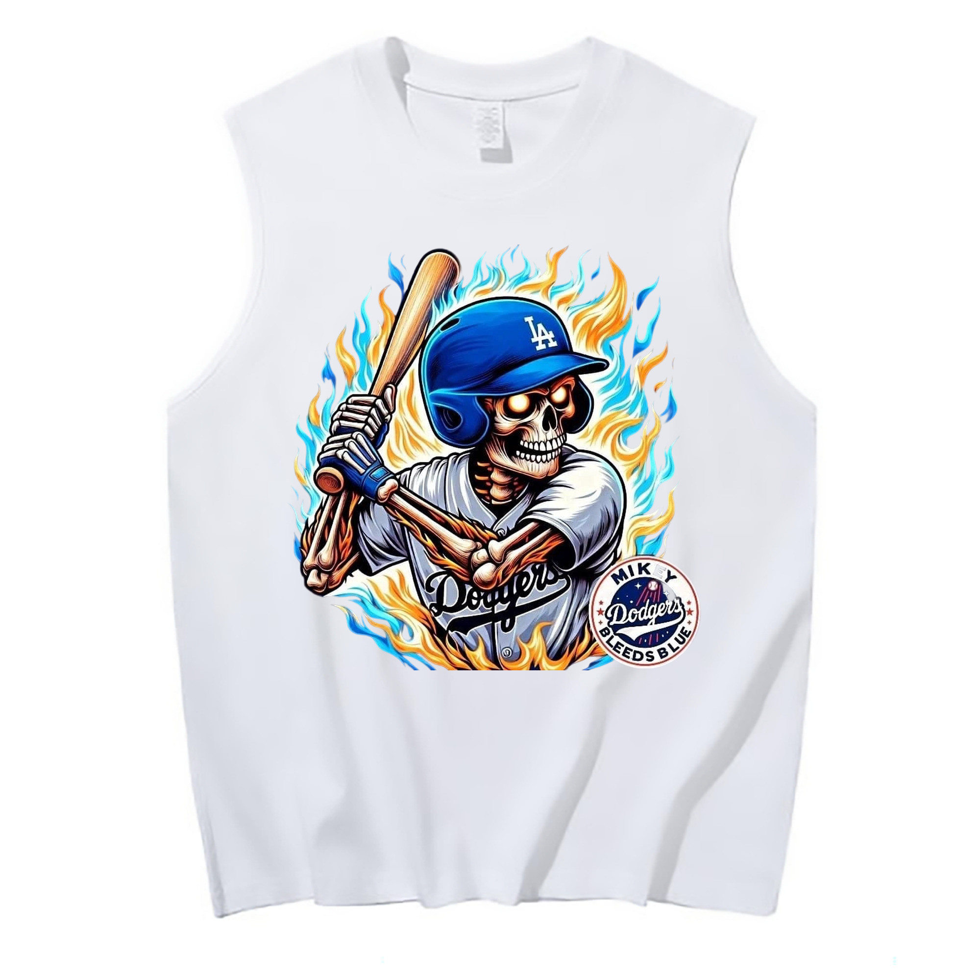  210g Combed Cotton Tank Top With Front Heat Transfer Print – Soft, Lightweight, Fitted Design – Stylish & Comfortable Casual Wear For Sports & Everyday Use