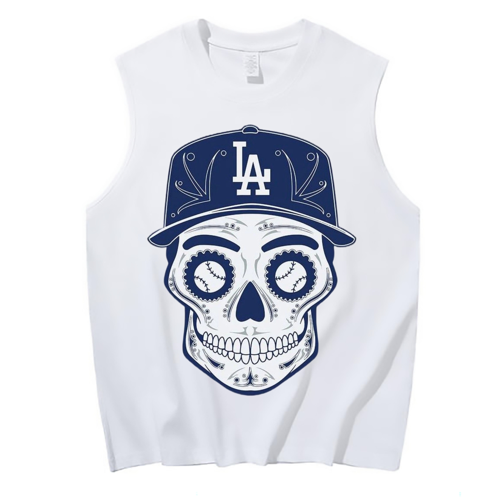  210g Combed Cotton Tank Top With Front Heat Transfer Print – Soft, Lightweight, Fitted Design – Stylish & Comfortable Casual Wear For Sports & Everyday Use