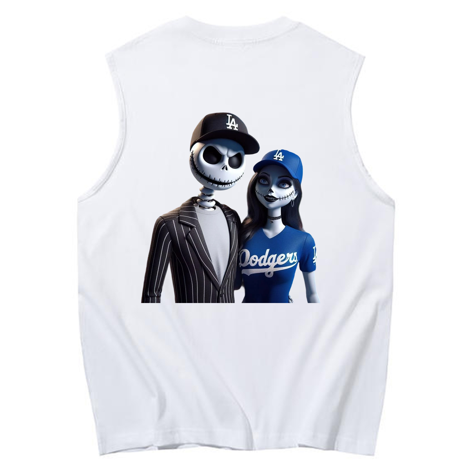  230g Pure Cotton Tank Top With Back Heat Transfer Print – Soft, Lightweight, Fitted Design – Stylish & Comfortable Casual Wear For Sports & Everyday Use