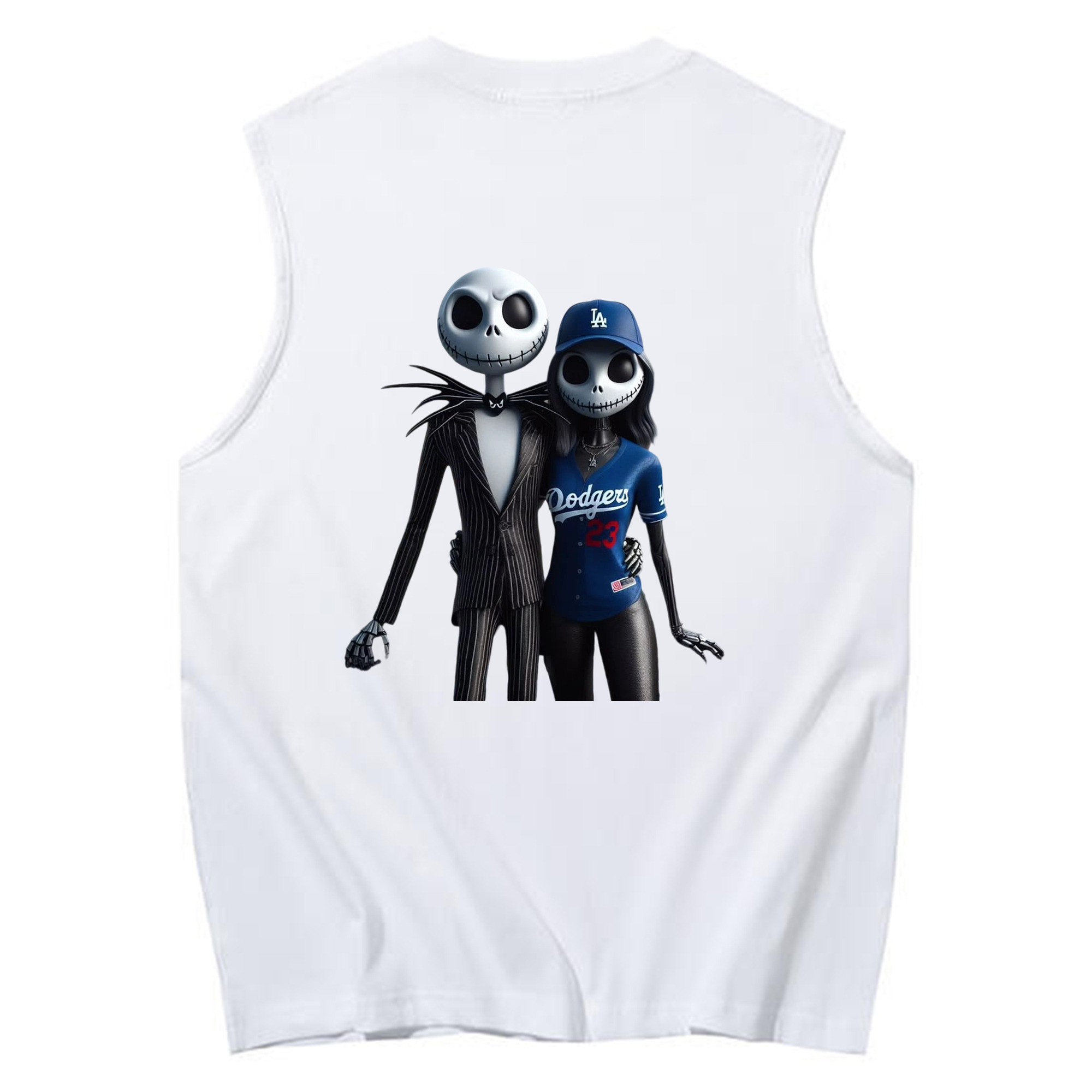  230g Pure Cotton Tank Top With Back Heat Transfer Print – Soft, Lightweight, Fitted Design – Stylish & Comfortable Casual Wear For Sports & Everyday Use