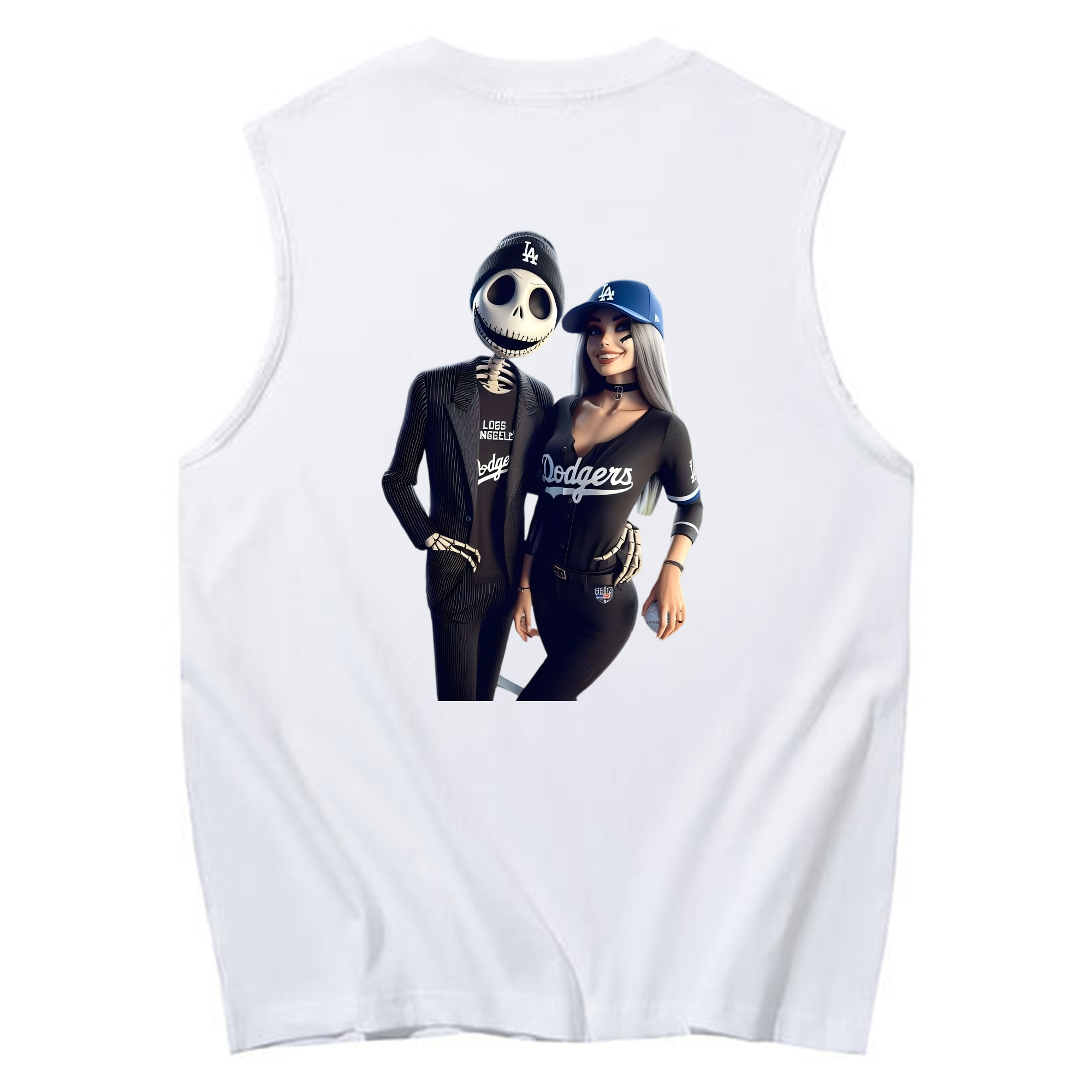  230g Pure Cotton Tank Top With Back Heat Transfer Print – Soft, Lightweight, Fitted Design – Stylish & Comfortable Casual Wear For Sports & Everyday Use