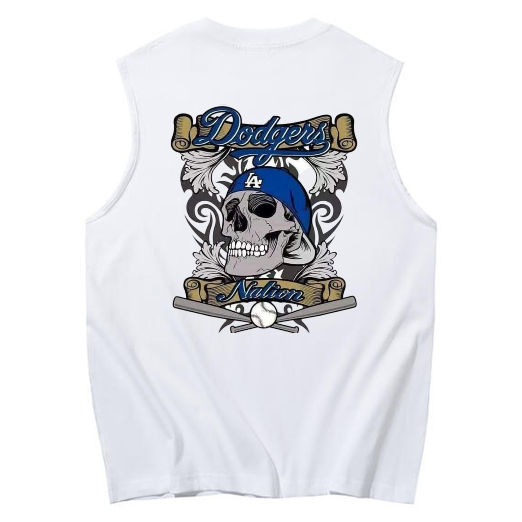  230g Pure Cotton Tank Top With Back Heat Transfer Print – Soft, Lightweight, Fitted Design – Stylish & Comfortable Casual Wear For Sports & Everyday Use