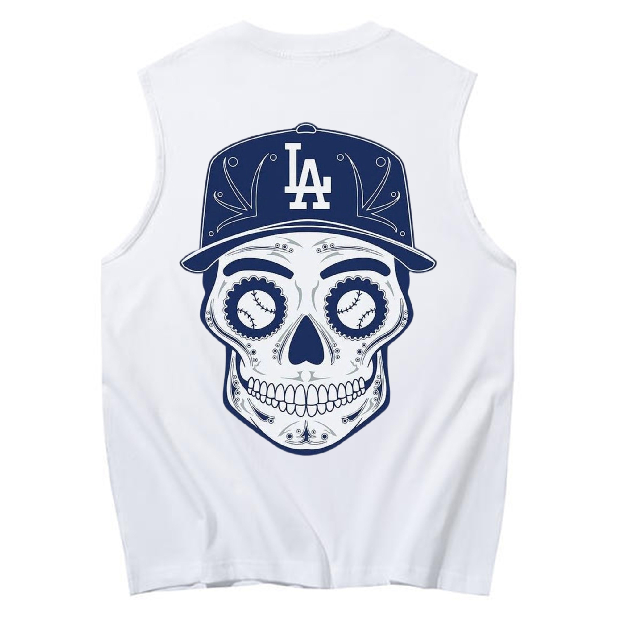  230g Pure Cotton Tank Top With Back Heat Transfer Print – Soft, Lightweight, Fitted Design – Stylish & Comfortable Casual Wear For Sports & Everyday Use