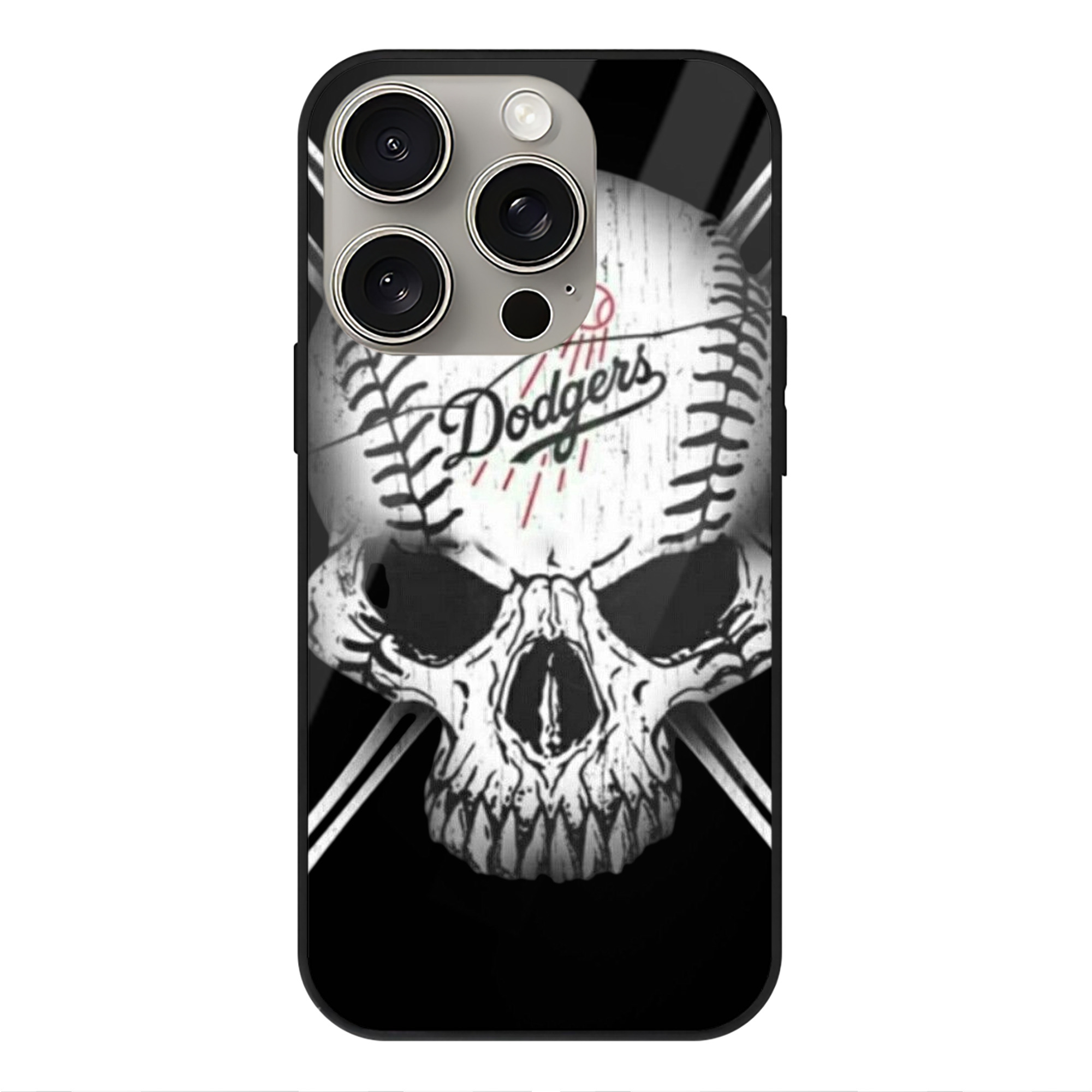  IPhone 15 Pro Mirror Phone Case – UV Printed Glass + TPU – Scratch-Resistant, Wireless Charging Compatible, Precise Fit & Stylish Design