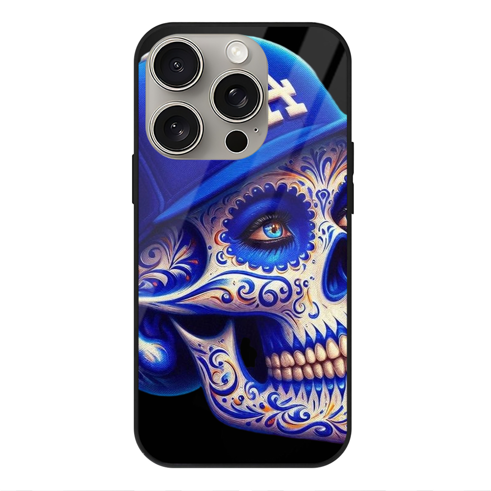  IPhone 15 Pro Mirror Phone Case – UV Printed Glass + TPU – Scratch-Resistant, Wireless Charging Compatible, Precise Fit & Stylish Design