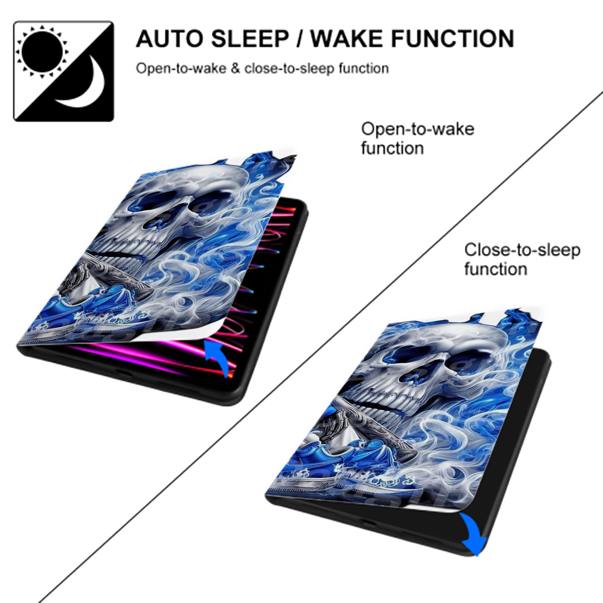  IPad Case Without Pencil Slot – Book-Style Cover With PU Leather & TPU – Slim, Durable, Scratch-Resistant, Full Protection & Easy Access