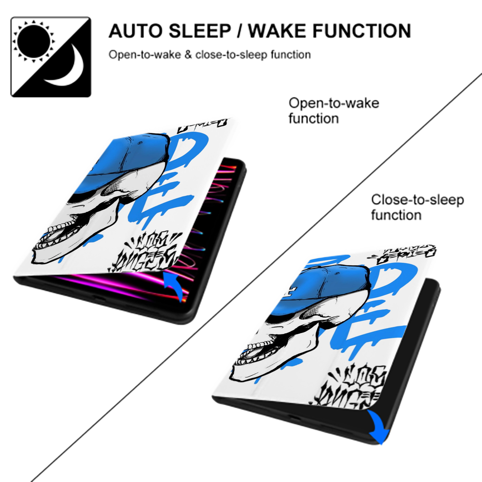  IPad Book-Style Case With Pencil Slot – Slim PU & TPU Cover – Full Protection, Precise Fit, Water & Scratch Resistant