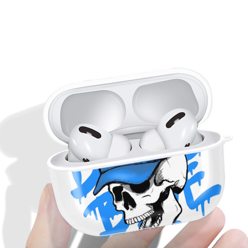  AirPods Pro Hard Case White With Keychain, Durable Flexible PC, Precise Cutouts, Anti-Fingerprint, Yellowing & Scratch Resistant, Full Protection, Washable