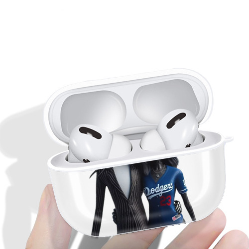  AirPods Pro Hard Case White With Keychain, Durable Flexible PC, Precise Cutouts, Anti-Fingerprint, Yellowing & Scratch Resistant, Full Protection, Washable