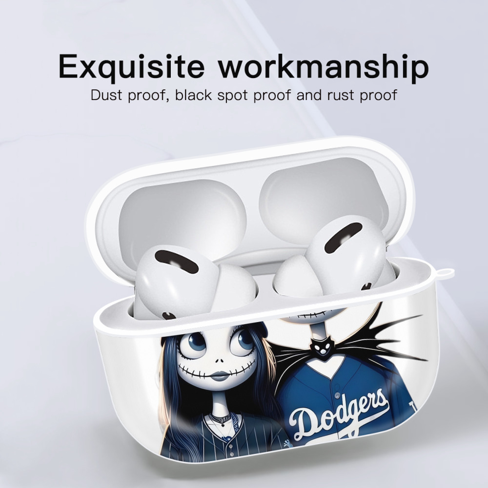  AirPods Pro Hard Case White With Keychain, Durable Flexible PC, Precise Cutouts, Anti-Fingerprint, Yellowing & Scratch Resistant, Full Protection, Washable