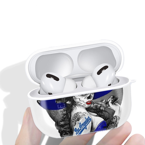  AirPods Pro Hard Case White With Keychain, Durable Flexible PC, Precise Cutouts, Anti-Fingerprint, Yellowing & Scratch Resistant, Full Protection, Washable