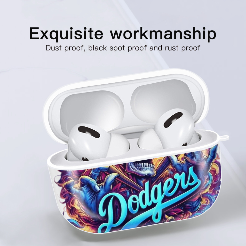  AirPods Pro Hard Case White With Keychain, Durable Flexible PC, Precise Cutouts, Anti-Fingerprint, Yellowing & Scratch Resistant, Full Protection, Washable