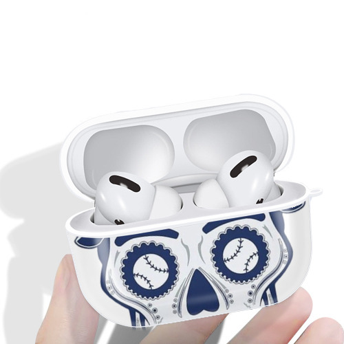  AirPods Pro Hard Case White With Keychain, Durable Flexible PC, Precise Cutouts, Anti-Fingerprint, Yellowing & Scratch Resistant, Full Protection, Washable