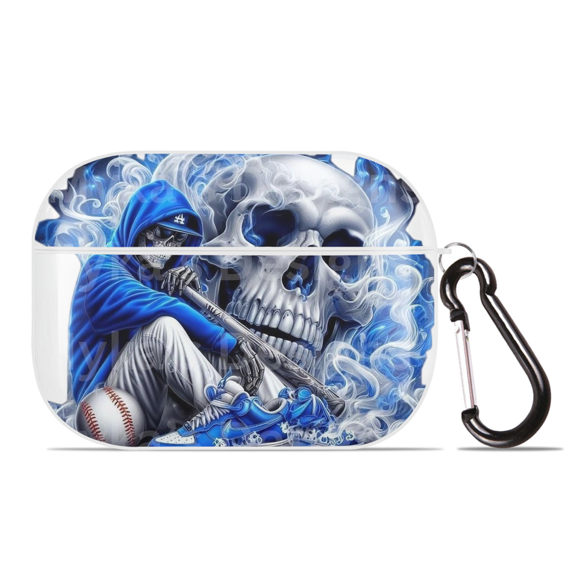  AirPods Pro Hard Case White With Keychain, Durable Flexible PC, Precise Cutouts, Anti-Fingerprint, Yellowing & Scratch Resistant, Full Protection, Washable