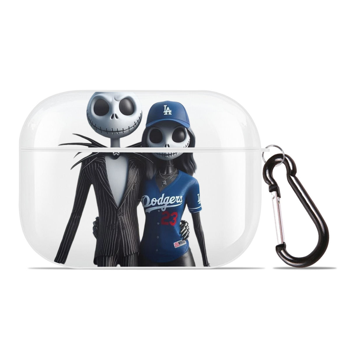  AirPods Pro Hard Case White With Keychain, Durable Flexible PC, Precise Cutouts, Anti-Fingerprint, Yellowing & Scratch Resistant, Full Protection, Washable