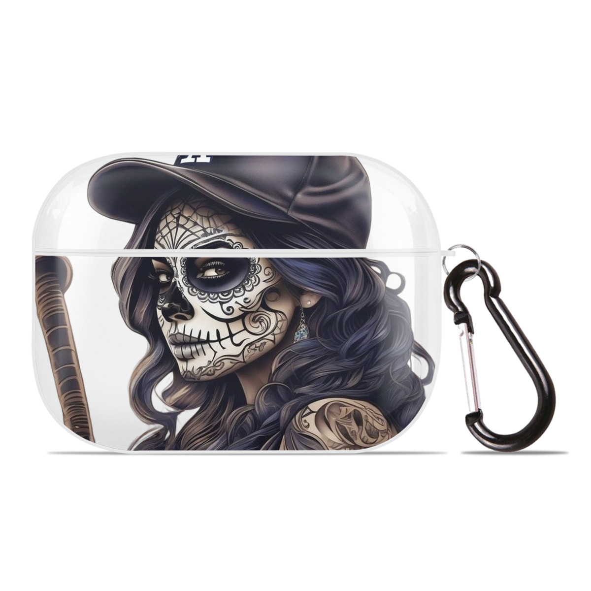  AirPods Pro Hard Case White With Keychain, Durable Flexible PC, Precise Cutouts, Anti-Fingerprint, Yellowing & Scratch Resistant, Full Protection, Washable