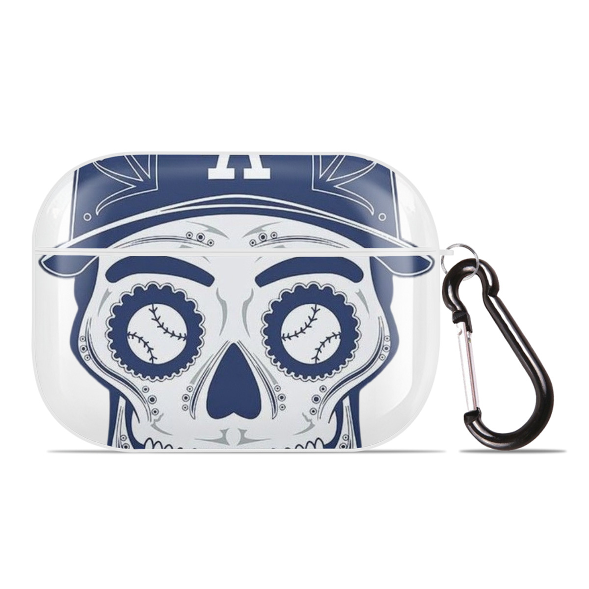  AirPods Pro Hard Case White With Keychain, Durable Flexible PC, Precise Cutouts, Anti-Fingerprint, Yellowing & Scratch Resistant, Full Protection, Washable