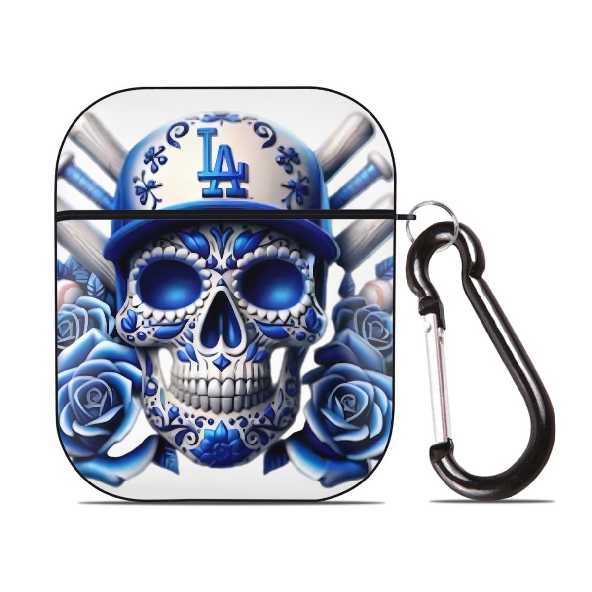  AirPods 2 Case Hard Shell Black, Flexible PC Material, Precise Cutouts, Full Protection, Anti-Fingerprint, Washable, Includes Keychain – Durable & Slim Design