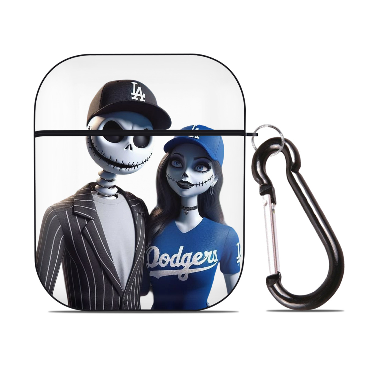  AirPods 2 Case Hard Shell Black, Flexible PC Material, Precise Cutouts, Full Protection, Anti-Fingerprint, Washable, Includes Keychain – Durable & Slim Design