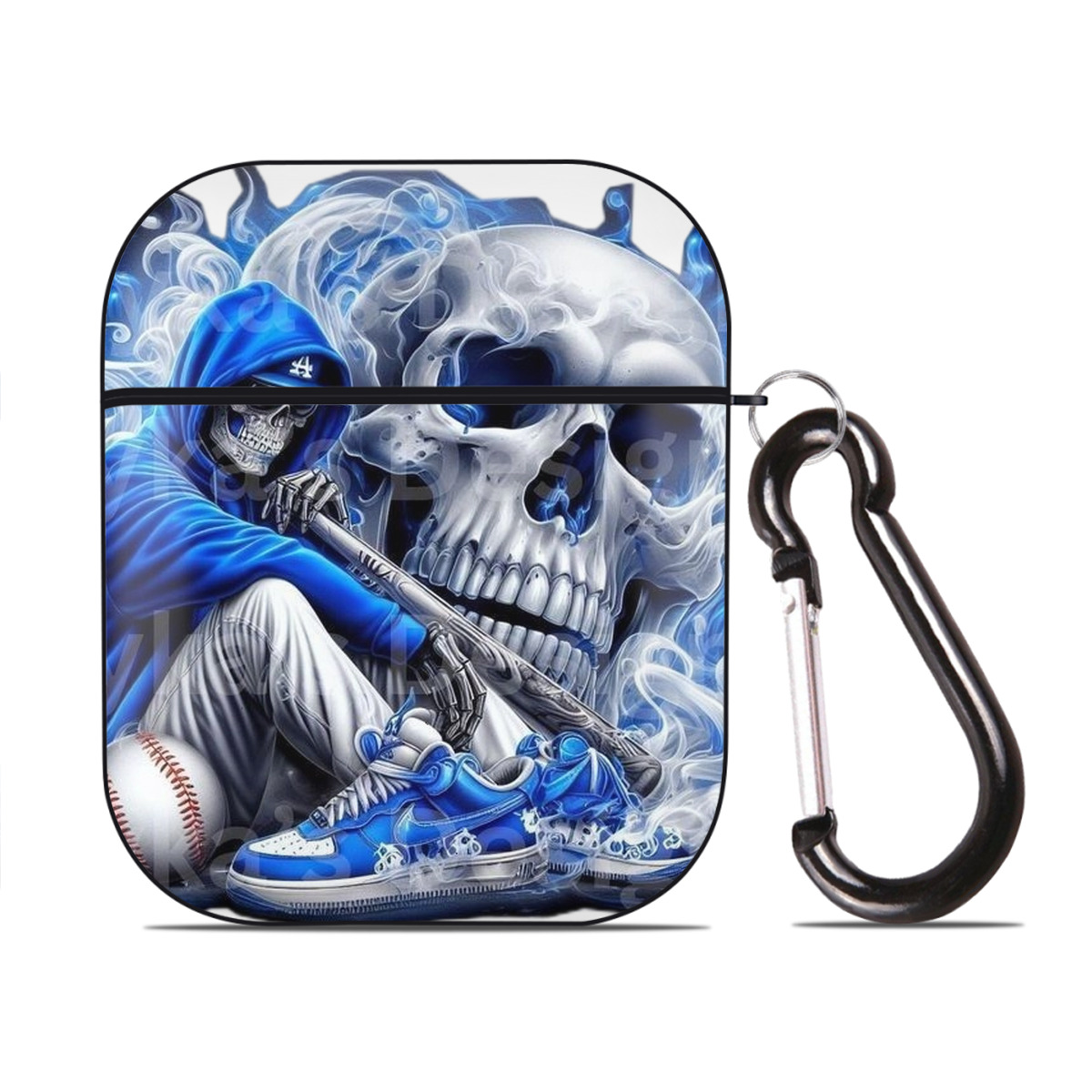  AirPods 2 Case Hard Shell Black, Flexible PC Material, Precise Cutouts, Full Protection, Anti-Fingerprint, Washable, Includes Keychain – Durable & Slim Design