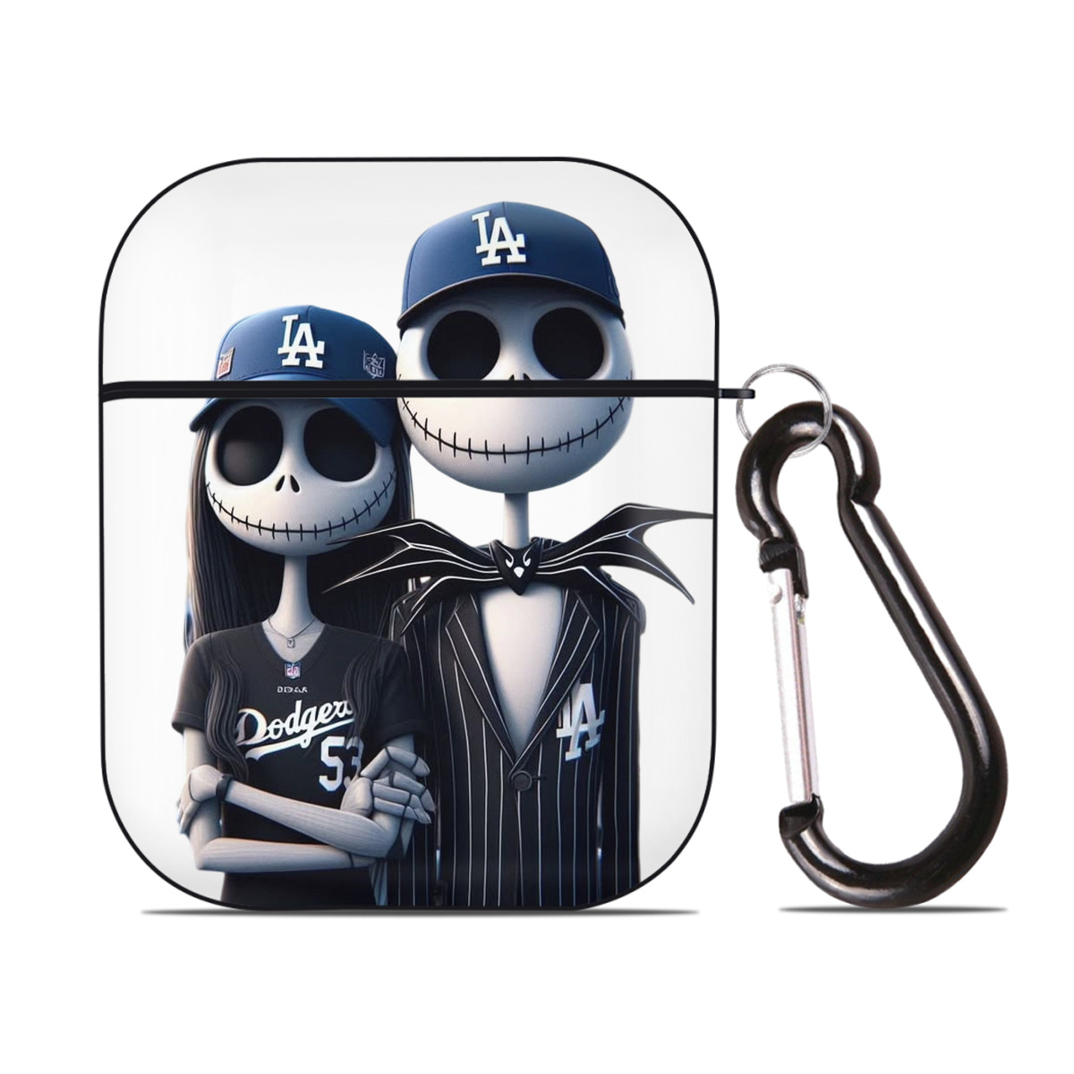  AirPods 2 Case Hard Shell Black, Flexible PC Material, Precise Cutouts, Full Protection, Anti-Fingerprint, Washable, Includes Keychain – Durable & Slim Design