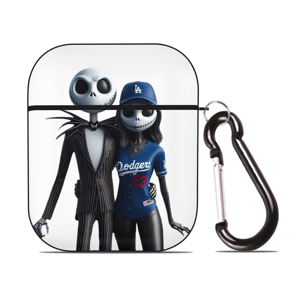  AirPods 2 Case Hard Shell Black, Flexible PC Material, Precise Cutouts, Full Protection, Anti-Fingerprint, Washable, Includes Keychain – Durable & Slim Design