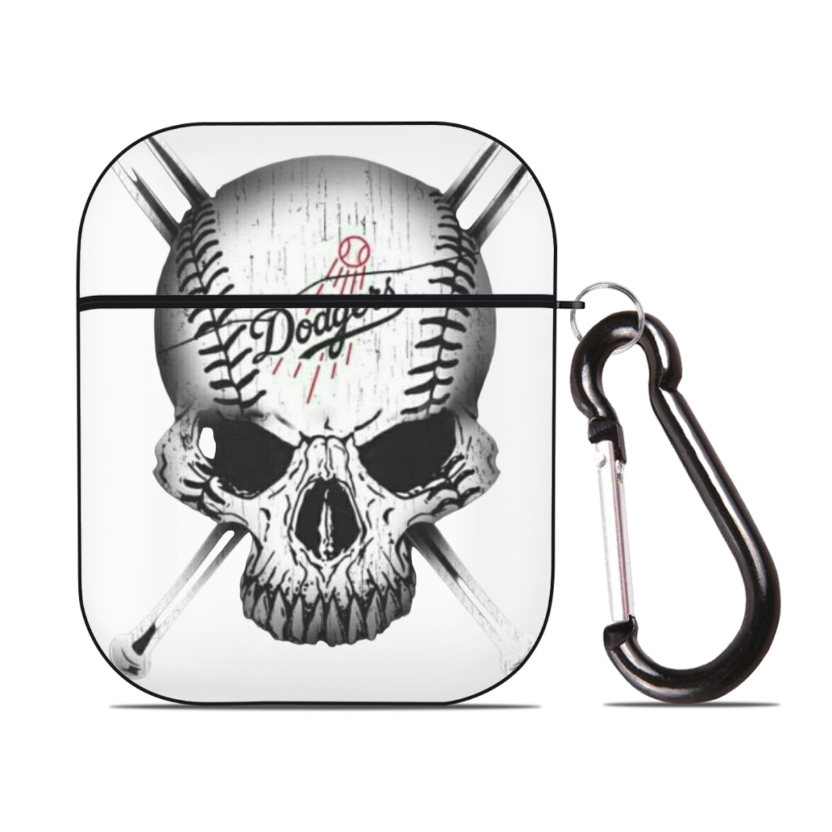  AirPods 2 Case Hard Shell Black, Flexible PC Material, Precise Cutouts, Full Protection, Anti-Fingerprint, Washable, Includes Keychain – Durable & Slim Design