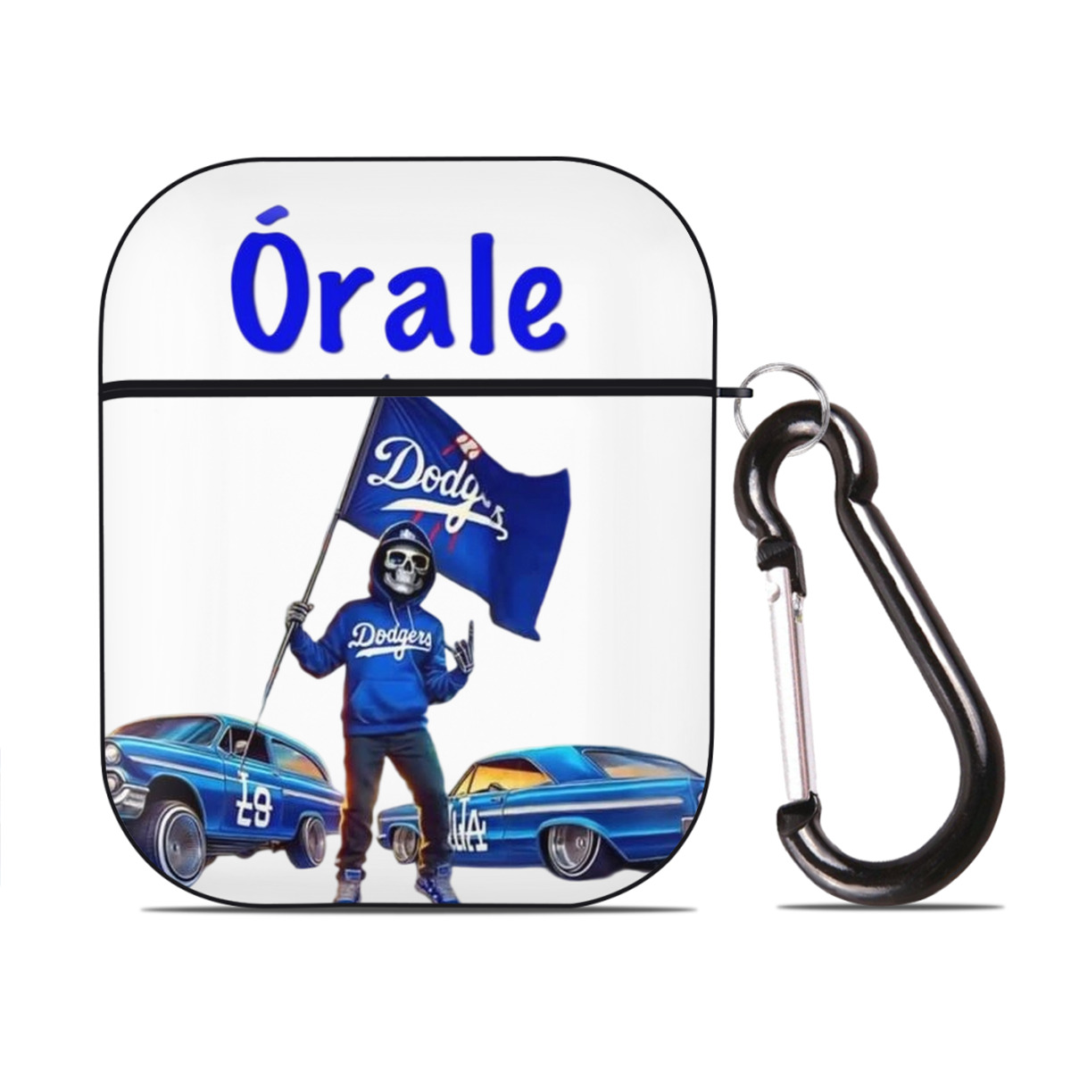  AirPods 2 Case Hard Shell Black, Flexible PC Material, Precise Cutouts, Full Protection, Anti-Fingerprint, Washable, Includes Keychain – Durable & Slim Design