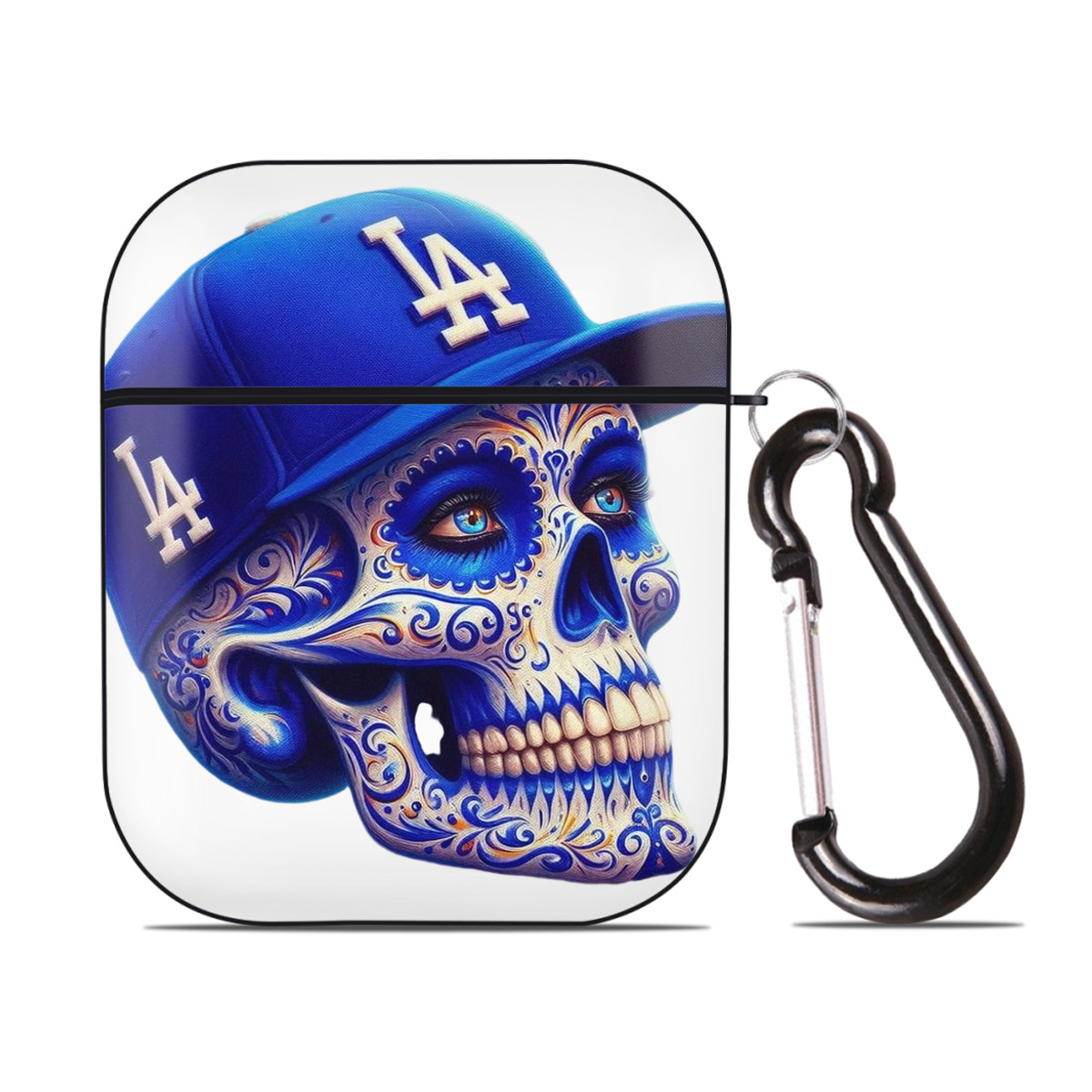  AirPods 2 Case Hard Shell Black, Flexible PC Material, Precise Cutouts, Full Protection, Anti-Fingerprint, Washable, Includes Keychain – Durable & Slim Design