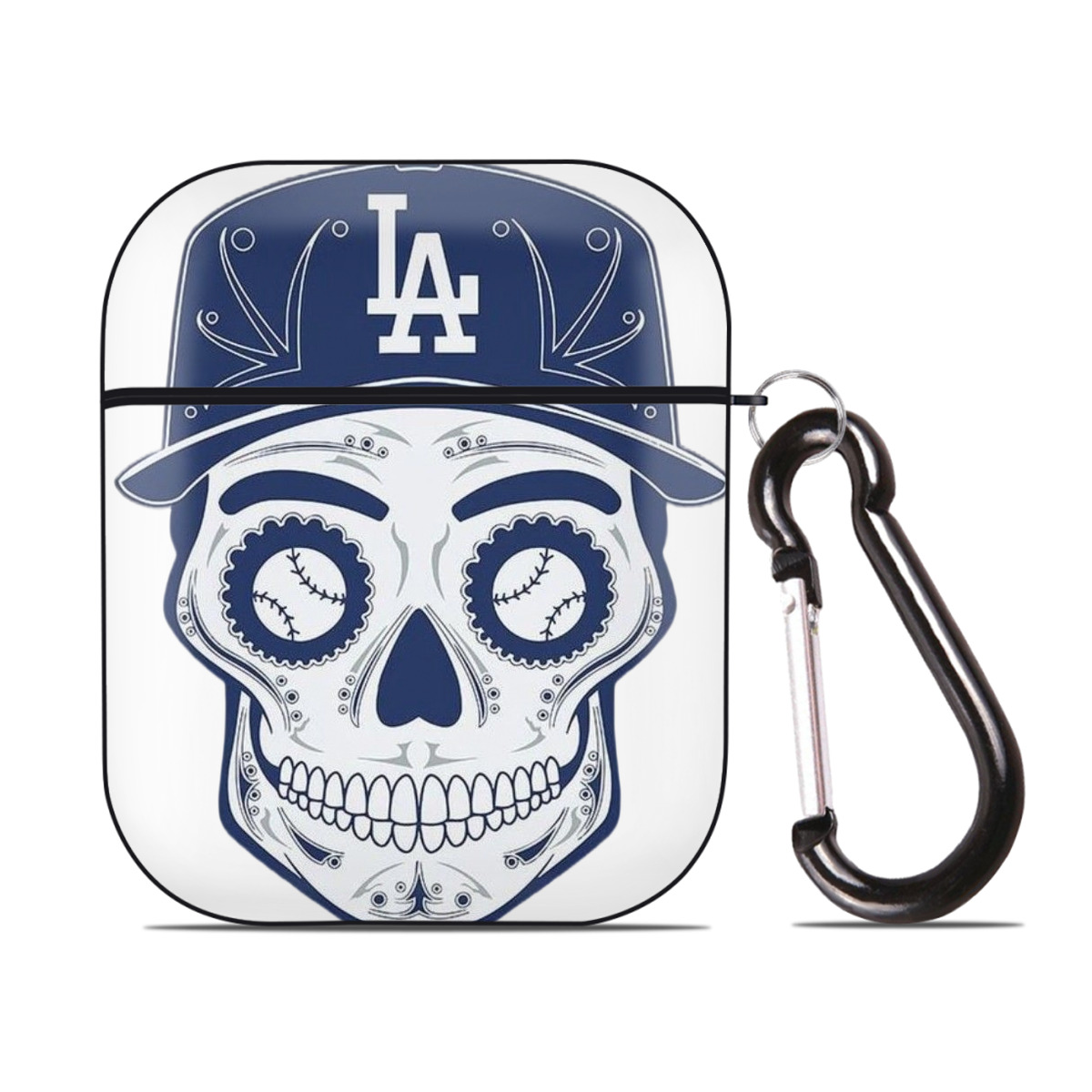  AirPods 2 Case Hard Shell Black, Flexible PC Material, Precise Cutouts, Full Protection, Anti-Fingerprint, Washable, Includes Keychain – Durable & Slim Design