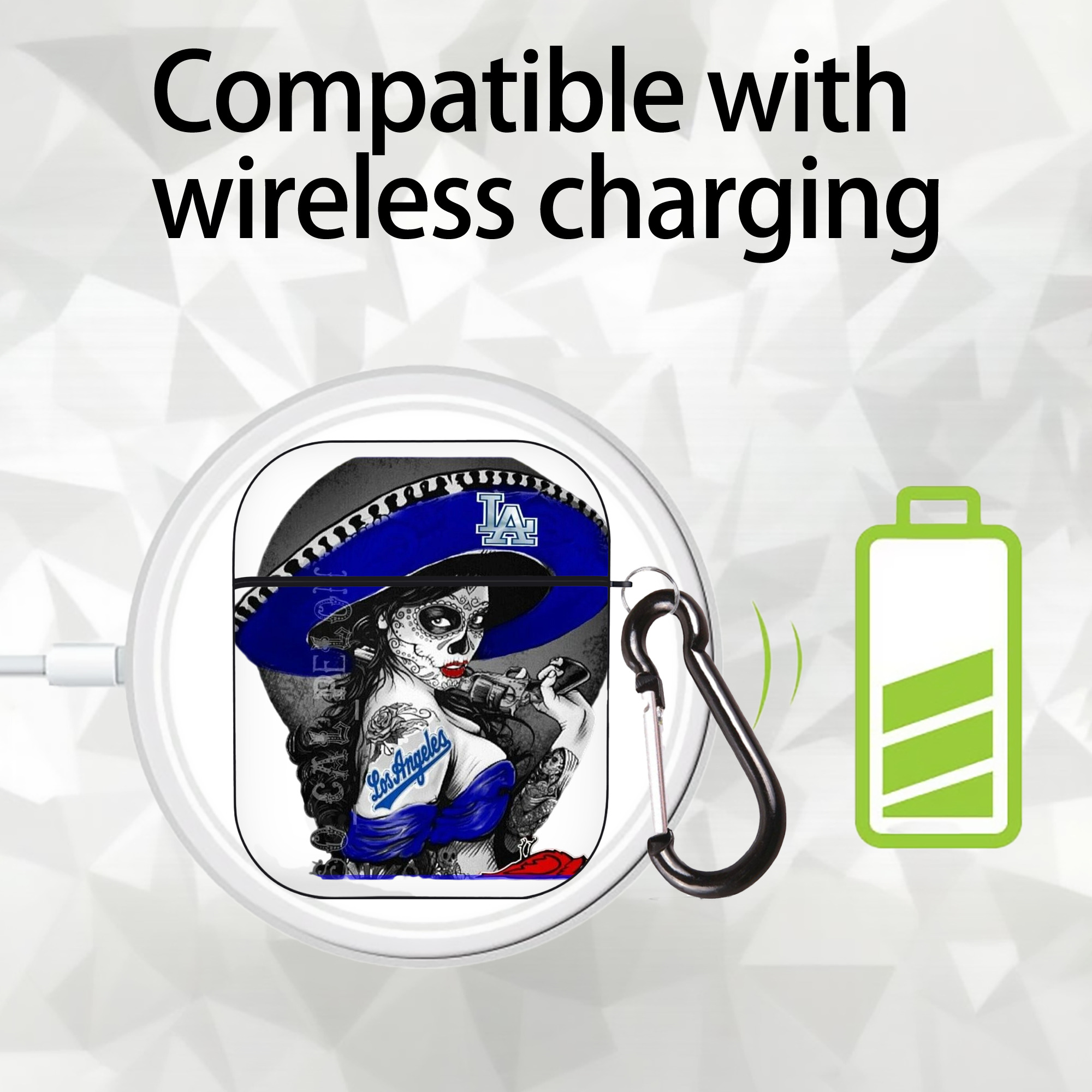  AirPods 2 Case Hard Shell Black, Flexible PC Material, Precise Cutouts, Full Protection, Anti-Fingerprint, Washable, Includes Keychain – Durable & Slim Design