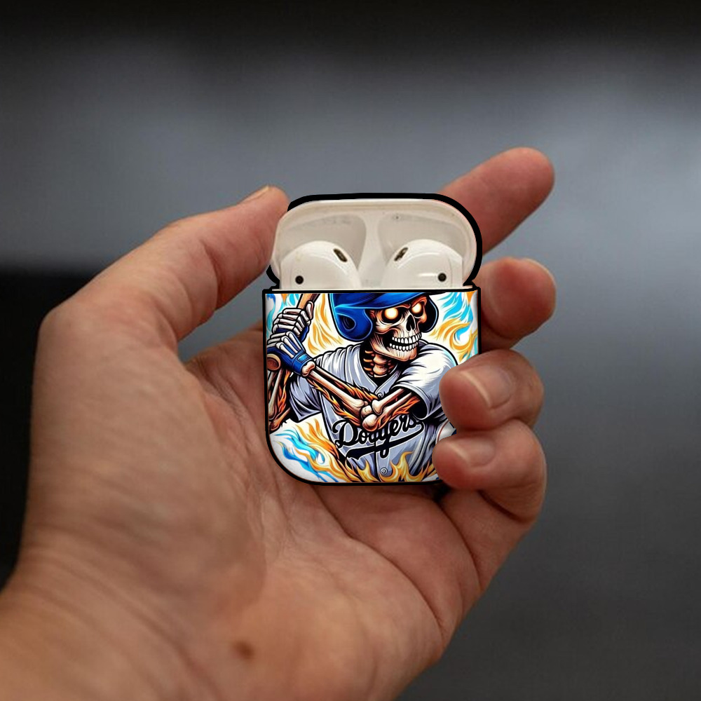  AirPods 2 Case Hard Shell Black, Flexible PC Material, Precise Cutouts, Full Protection, Anti-Fingerprint, Washable, Includes Keychain – Durable & Slim Design