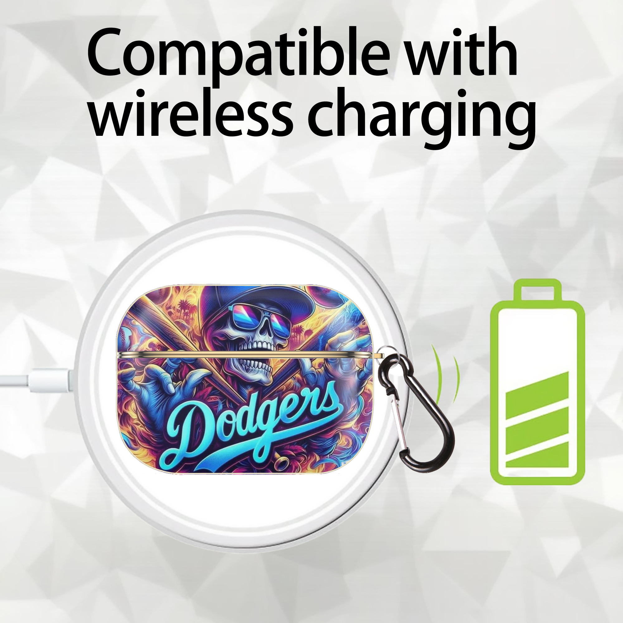  Luxury Gold AirPods Pro Case With Keychain, Flexible PC Material, Full Protection, Precise Cutouts, Anti-Fingerprint, Washable, Durable Design