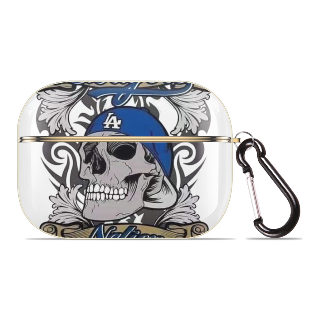  Luxury Gold AirPods Pro Case With Keychain, Flexible PC Material, Full Protection, Precise Cutouts, Anti-Fingerprint, Washable, Durable Design