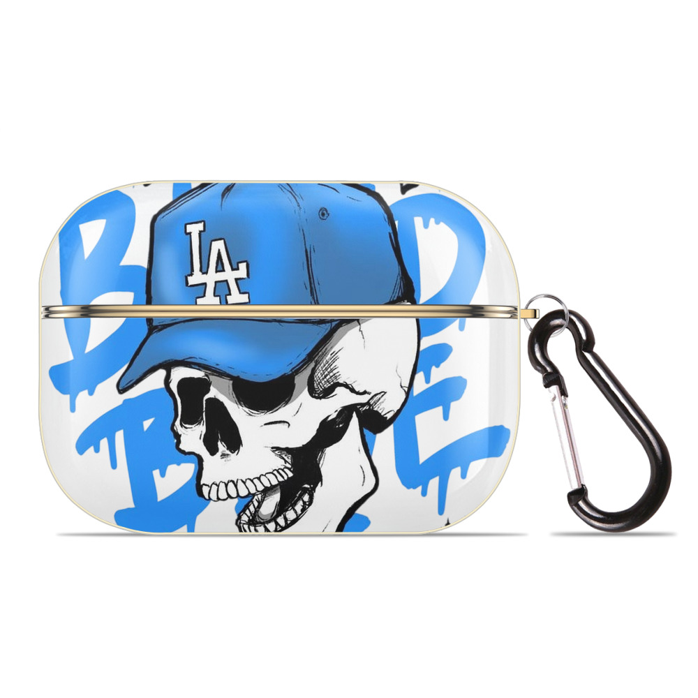  Luxury Gold AirPods Pro Case With Keychain, Flexible PC Material, Full Protection, Precise Cutouts, Anti-Fingerprint, Washable, Durable Design