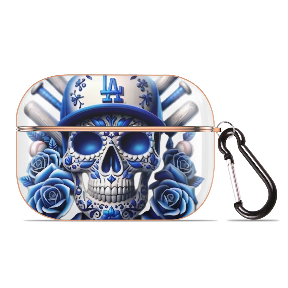  AirPods Pro Protective Case Rose Gold, Flexible PC Material, Precise Fit, Anti-Slip Cover, Full Protection, Fingerprint Resistant, Washable With Keychain