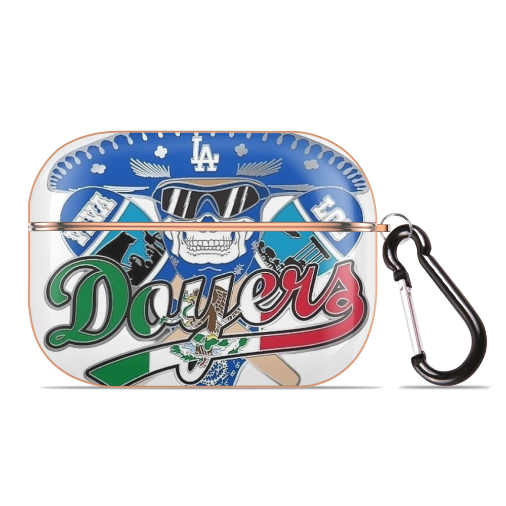  AirPods Pro Protective Case Rose Gold, Flexible PC Material, Precise Fit, Anti-Slip Cover, Full Protection, Fingerprint Resistant, Washable With Keychain